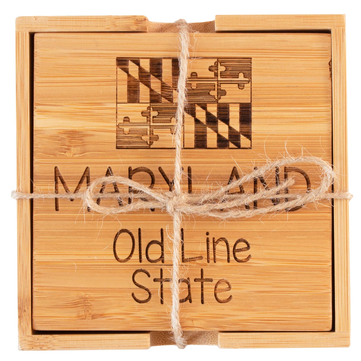 Maryland Puzzle 4-Pc. Coaster Set with Case