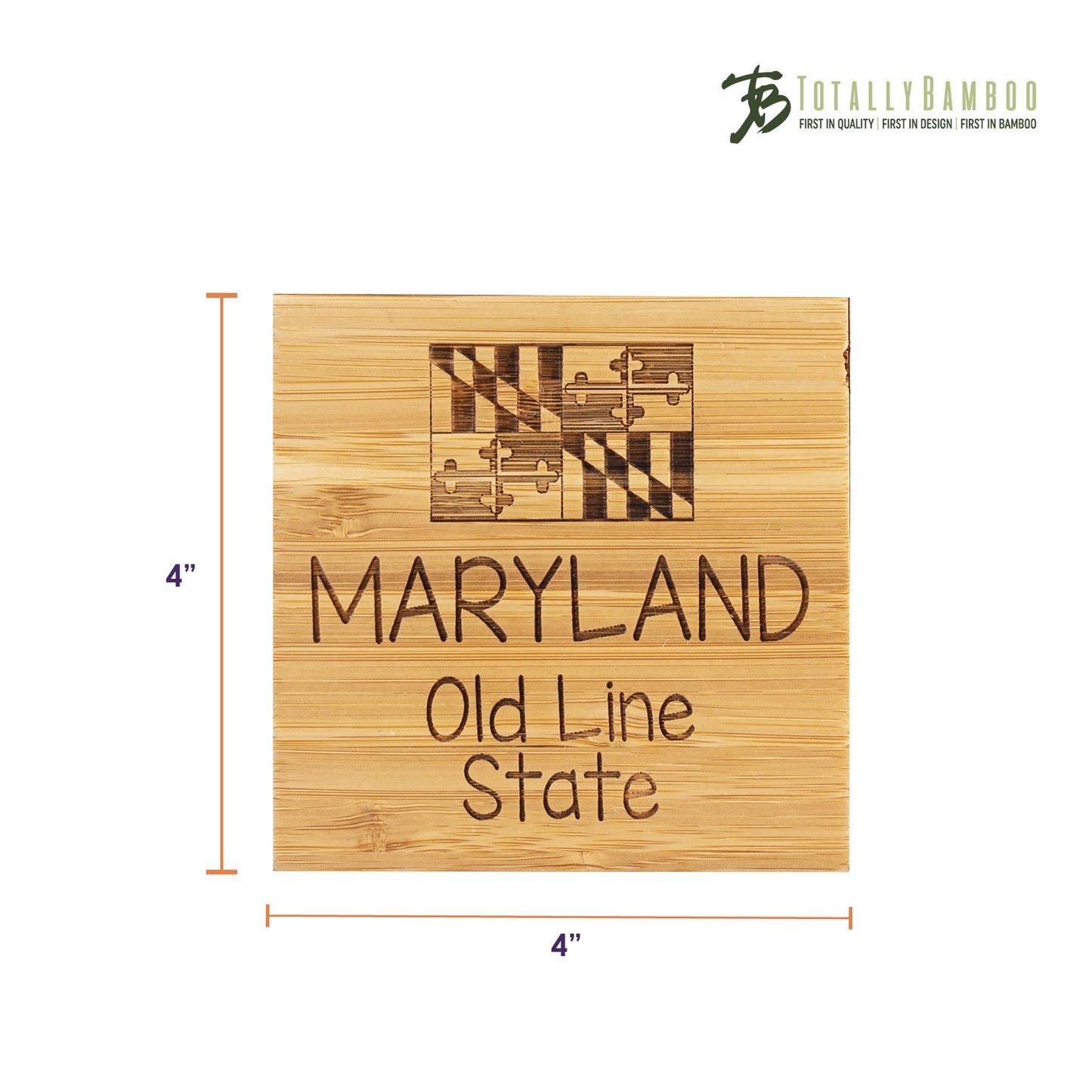 Maryland Puzzle 4-Pc. Coaster Set with Case